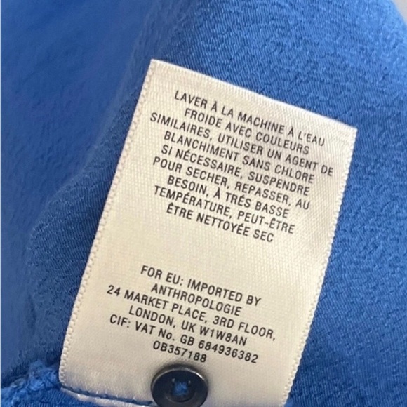 Anthropologie Maeve Lene Crepe Faux Wrap Dress - Picture 7 of 8